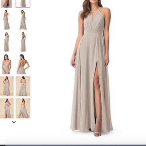 Azazie Evalleen Bridesmaid dress Frost size A4